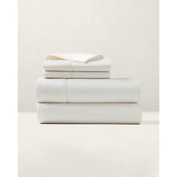 Ralph Lauren Home Organic Cotton Sateen California King Fitted Sheet BNIB $200